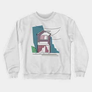 Suburban house Crewneck Sweatshirt